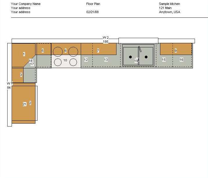 Floor plan view