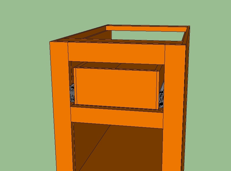 installing drawer box