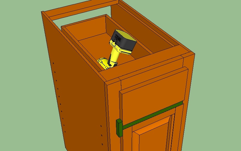 installing drawer front